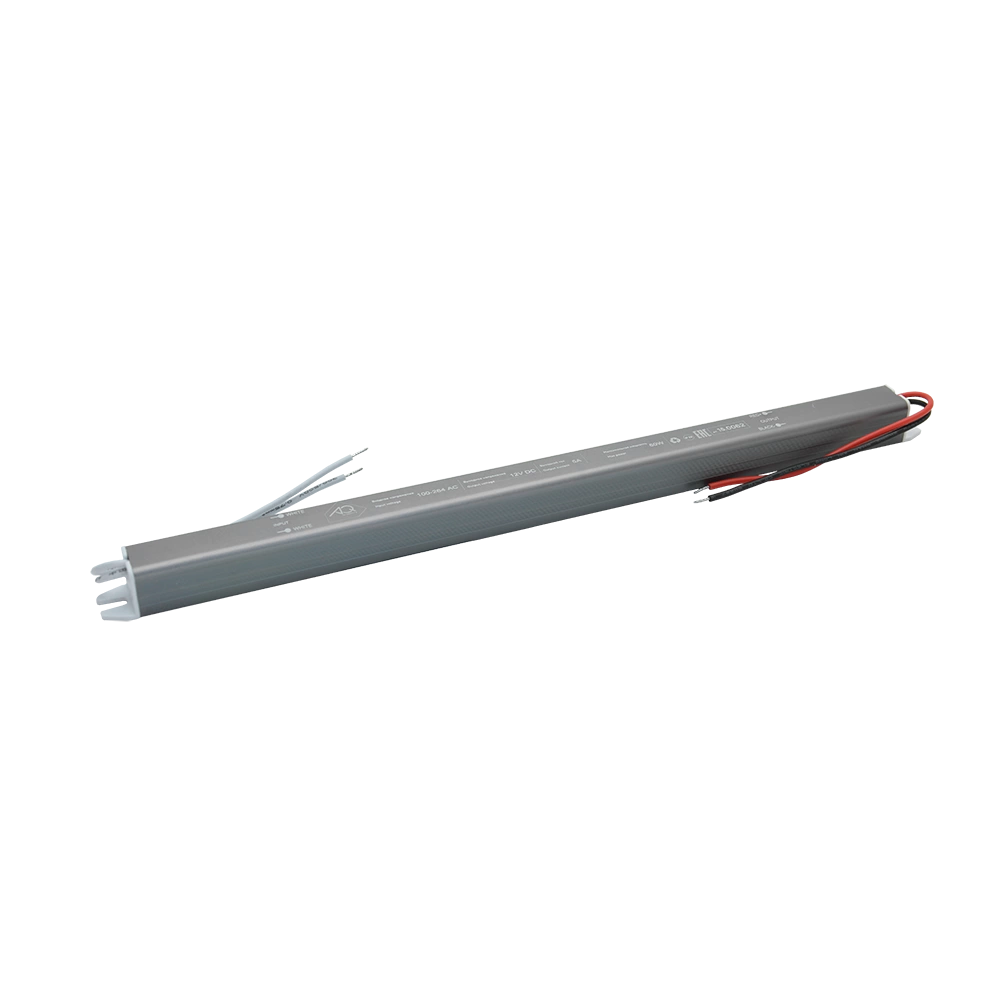 Трансформатор тонкий 220V 12V, IP20, 60W, AQ