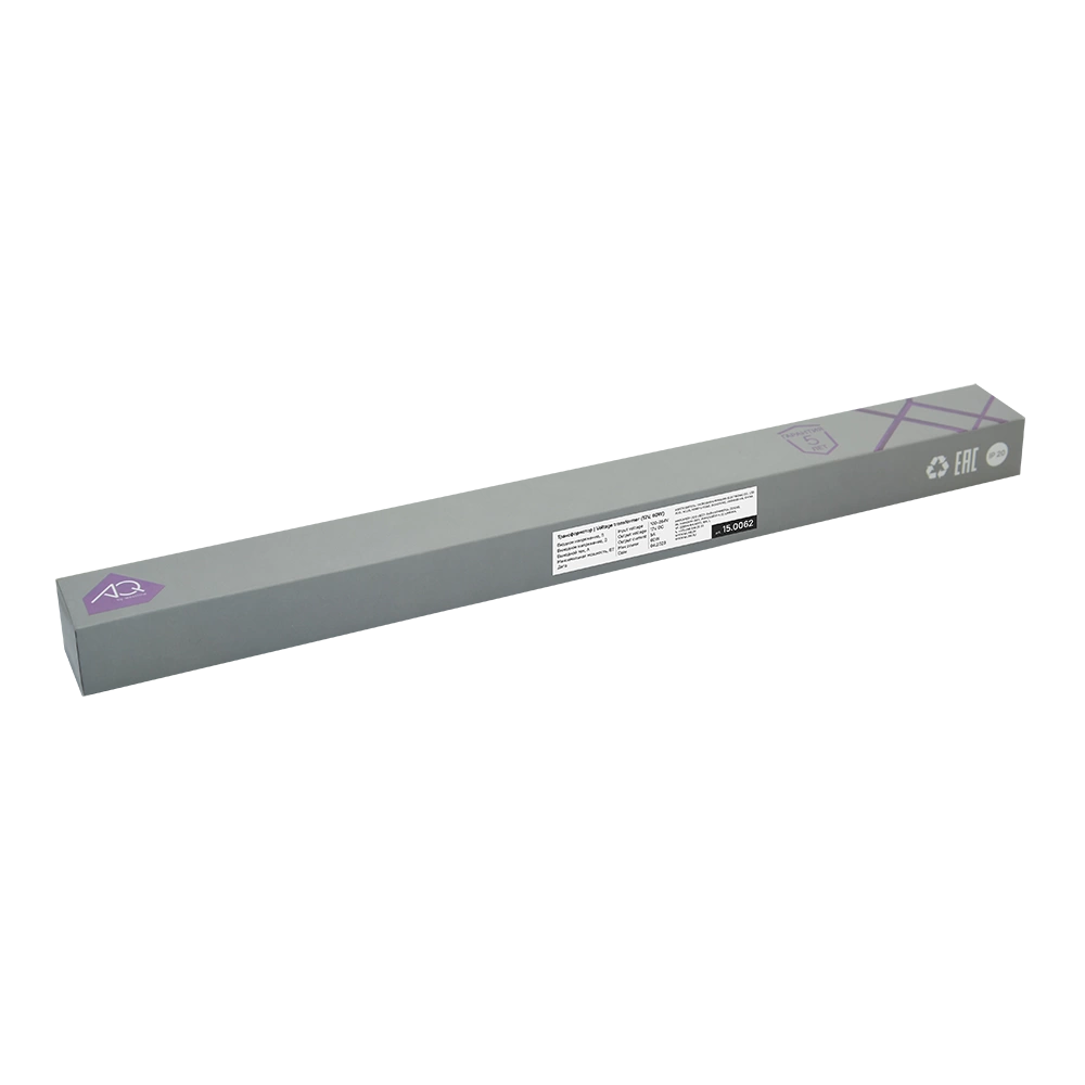 Трансформатор тонкий 220V 12V, IP20, 60W, AQ 1