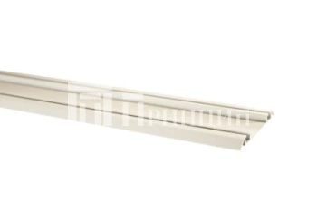Трек нижний белый муар