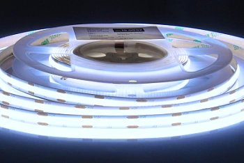 Лента светодиодная COB, 2400 LED, 12V, 70W-5м, 8 мм, IP20, холодный белый, AQ