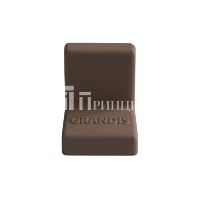 Уголок Grandis малый пластиковый венге 20х20