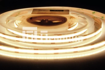 Лента светодиодная COB, 2400 LED, 12V, 70W-5м, 8 мм, IP20, теплый белый, AQ