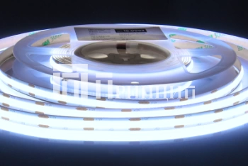 Лента светодиодная COB, 2400 LED, 12V, 70W-5м, 8 мм, IP20, холодный белый, AQ