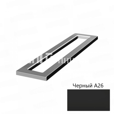 Ручка-наклейка черный а26