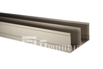 Трек верхний серебро глянец