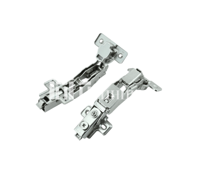 Петля +155 накладная Clip с нулевым вхождением с доводчиком в упаковке (с ответной планкой) AQ