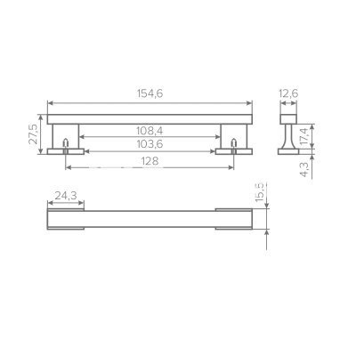 Ручка AQ Adora С 128 черный матовый 1