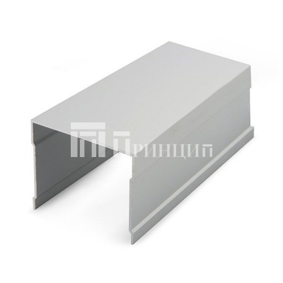 Трек верх однополоз серебро мат