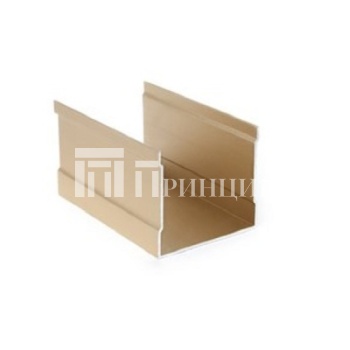 Трек верх однополоз золото матовый