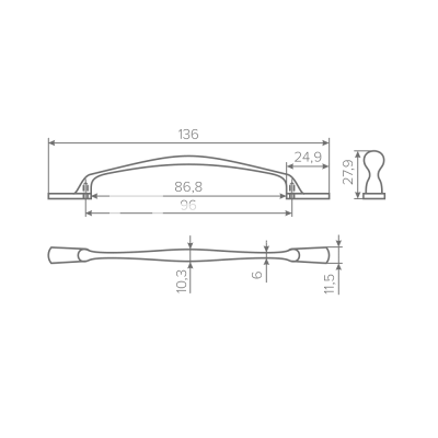 Ручка AQ Sheddi (96)