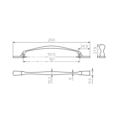Ручка AQ Sheddi (160)