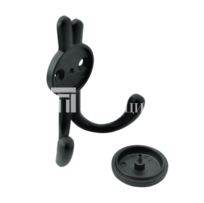 Крючок AQ Alces черный матовый 2