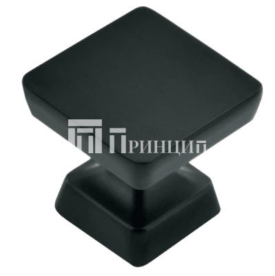 Ручка-кнопка AQ Vega черный матовый 1