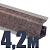 ПЛИНТУС 4,2 МЕТРА