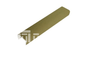 Торцевая загл. универс. Золото Браш