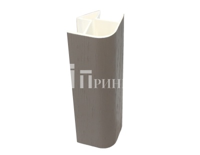 Угол 90гр Дуб тристан (Грей)