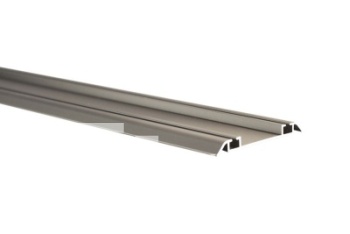 Трек нижний серебро матовый