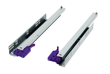 Направляющие скрытого монтажа Stealth полного выдвижения синхронизированные с доводчиком AQ