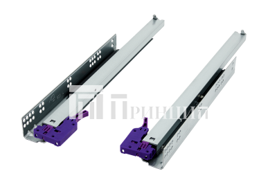 Направляющие скрытого монтажа Stealth полного выдвижения синхронизированные с доводчиком AQ