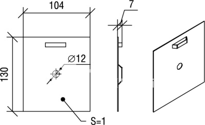 Пластина Тип 2 чертеж