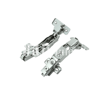 Петля +155 накладная Clip с нулевым вхождением с доводчиком в упаковке (с ответной планкой) AQ