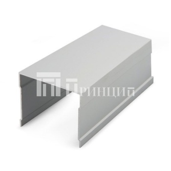 Трек верх однополоз серебро мат