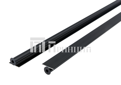 Выпрямитель фасада декоративный врезной 2000-2400мм. Черный AQ