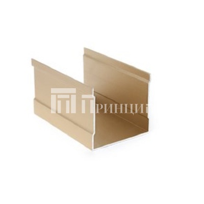 Трек верх однополоз золото матовый