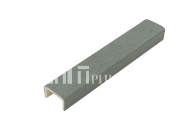 Торцевая загл. универс. Бетон тёмный