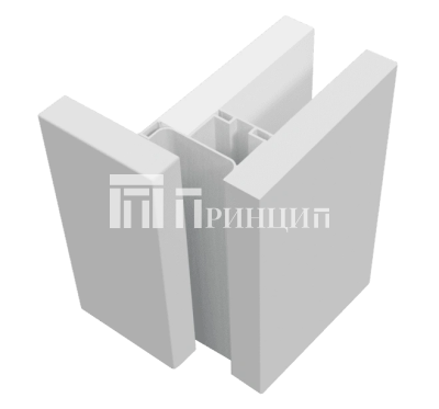 Профиль Gola-X вертикальный, L-формы, ДСП 16мм, 5000мм, черный матовый, AQ 1