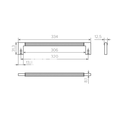 Ручка AQ Blackburn С 320 черный матовый 1