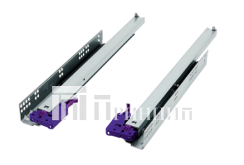 Направляющие скрытого монтажа Stealth полного выдвижения синхронизированные с доводчиком AQ