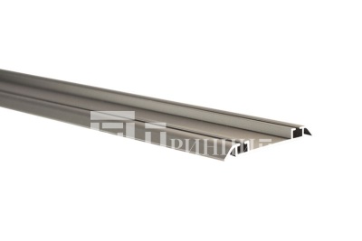 Трек нижний серебро матовый