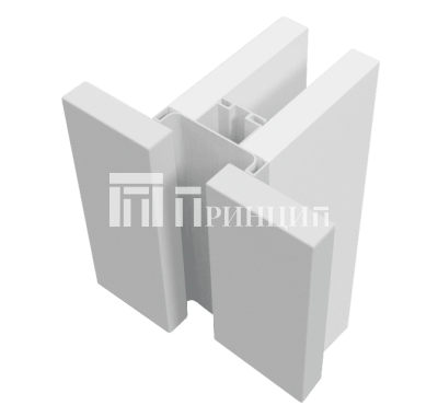 Профиль Gola-X вертикальный, С-формы, ДСП 16мм, 5000мм, черный матовый, AQ 1