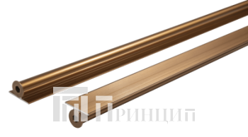 Выпрямитель фасада декоративный врезной 2000-2400мм. Медь AQ