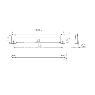 Ручка AQ Alia С 192 черный матовый 1