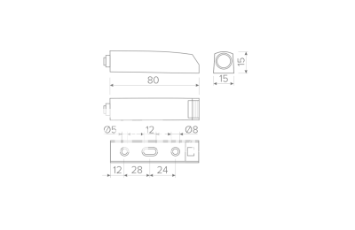 Адаптер к толкателю прямой AQ