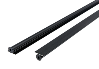 Выпрямитель фасада декоративный врезной 2000-2400мм. Черный AQ