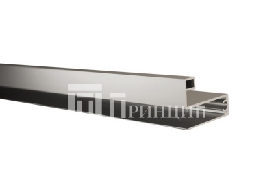 Горизонт низ под винт модерн серебро матовый