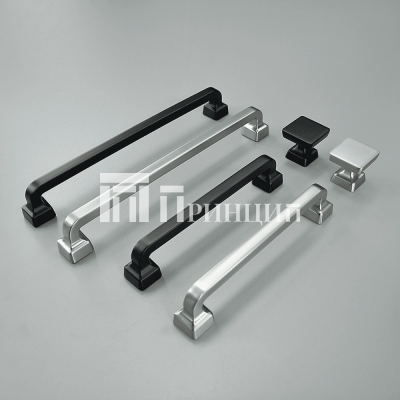 Ручка-кнопка AQ Vega черный матовый 2