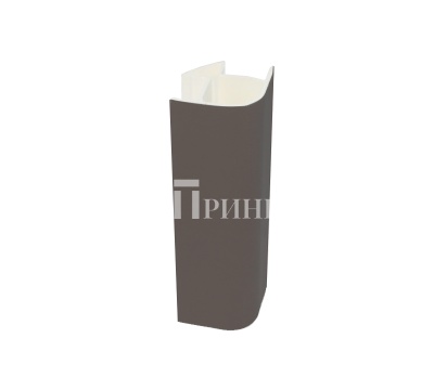 Угол 90гр Антрацит Софт Тач