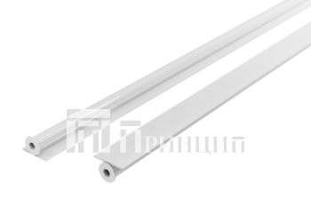 Выпрямитель фасада декоративный врезной 2000-2400мм. Белый AQ